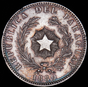 1 песо 1889 (Парагвай)