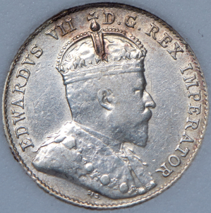 10 центов 1909 (Канада) (в слабе)