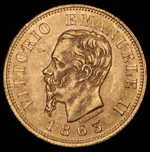 10 лир 1863 (Италия) T