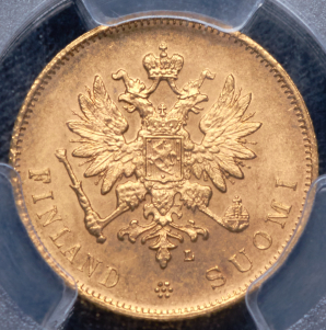 10 марок 1904 (Финляндия) (в слабе)