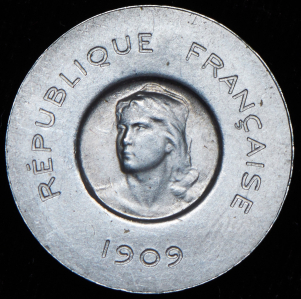 10 сантимов 1909  Пробные (ESSAI) (Франция)
