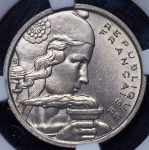 100 франков 1954 (Франция) (в слабе) В