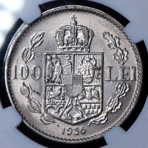 100 леев 1936 (Румыния) (в слабе)