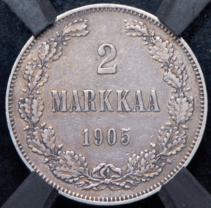 2 марки 1905 (Финляндия) (в слабе) L