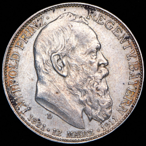 2 марки 1911 (Бавария) D