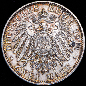 2 марки 1911 (Бавария) D