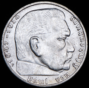 2 марки 1939 (Германия) F