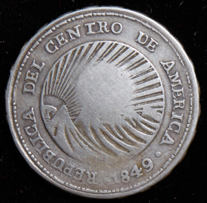 2 реала 1849 (Коста-Рика)