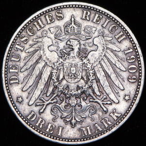 3 марки 1909 (Ангальт) А