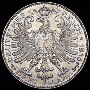 3 марки 1915 "100-летие Великого Герцогства" (Саксен-Веймер-Эйзенах) A