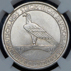 3 марки 1930 "Освобождение Рейнланда" (Германия) (в слабе) F