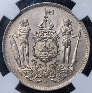 5 центов 1941 (Северное Борнео) (в слабе)