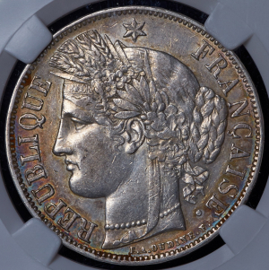 5 франков 1851 (Франция) (в слабе)