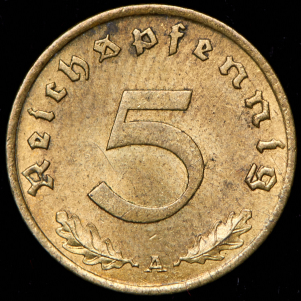 5 пфеннигов 1939 (Германия) А