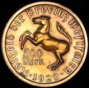 500 марок 1923 (Вестфалия)