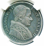 50 байокко 1832 (Папское государство) (в слабе)