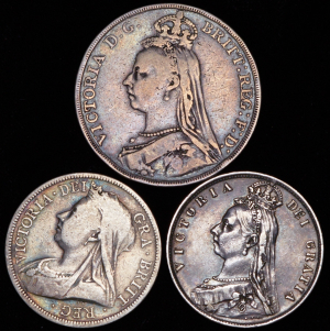 Набор из 3-х сер. монет (Великобритания)