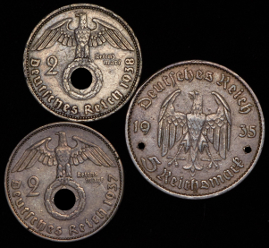 Набор из 9-ти сер  монет (Германия)