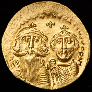 Солид  Ираклий и Ираклий Константин  Византия