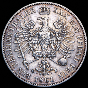 Талер 1861 (Пруссия) А