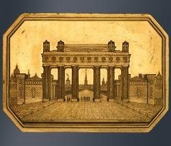 Плакета «В память открытия Московских триумфальных ворот в Санкт-Петербурге в 1838 году»