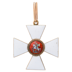 Знак ордена Святого Великомученника и Победоносца Георгия 4-й степени