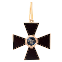 Знак Ордена Святого Владимира 3-й степени черной эмали
