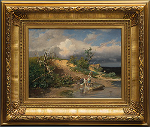 Александр Александрович Киселёв (1838–1911) «На берегу реки»