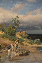 Александр Александрович Киселёв (1838–1911) «На берегу реки»