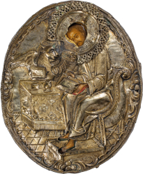 Евангелист Лука (медальон Царских врат)