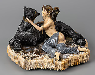 Скульптура «Укрощение строптивого»