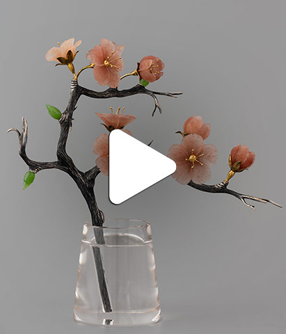 Видео Флористическая композиция «Сакура»