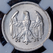 1 марка 1924 (Германия) (в слабе)
