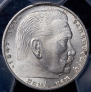 2 марки 1937 (Германия) (в слабе) А