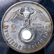 2 марки 1939 (Германия) (в слабе)