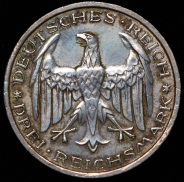 3 марки 1927 "400 лет Университету в Марбурге" (Германия)