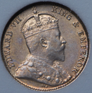 5 центов 1910 (Стрейтс Сетлментс (в слабе)