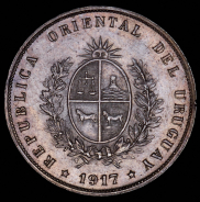 50 сентесимо 1917 (Уругвай)