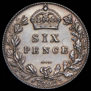 6 пенсов 1902 (Великобритания)