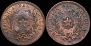 Набор из 2-х медных монет (Парагвай)