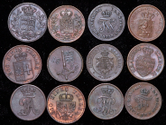 Набор из 24-х медных монет (Германия)