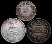 Набор из 3-х сер. монет (Великобритания)