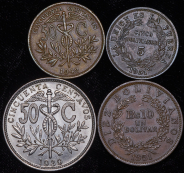 Набор из 4-х монет (Боливия)