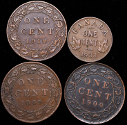 Набор из 8-ми медных монет (Канада)
