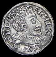 Трояк (3 гроша) 1591 (Познань)