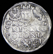 Трояк (3 гроша) 1591 (Познань)