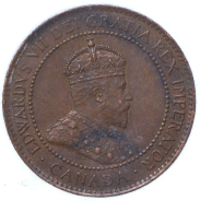 1 цент 1906 (Канада) (в слабе)