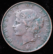 1 цент 1906 (Либерия)