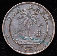 1 цент 1906 (Либерия)