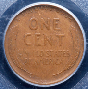 1 цент 1909 (США) (в слабе)
